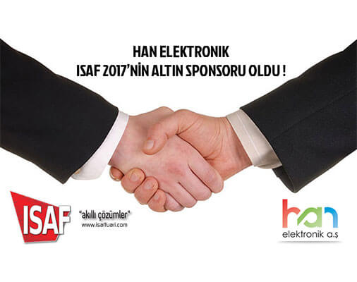 ISAF 2017'nin Altın Sponsoruyuz! KATEGORİSİ