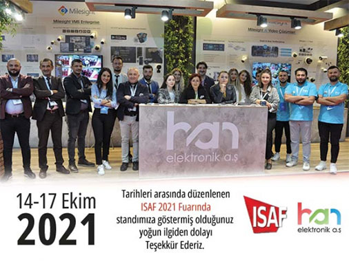 2021 ISAF Fuarını Başarıyla Tamamladık KATEGORİSİ