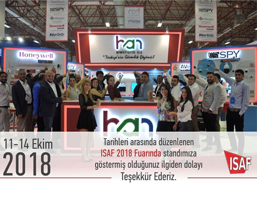 ISAF 2018 Fuarını Başarıyla Tamamladık KATEGORİSİ