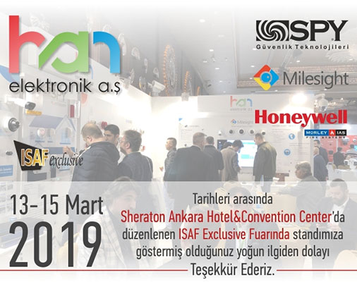 2019 ISAF Exclusive Fuarını Başarıyla Tamamladık KATEGORİSİ